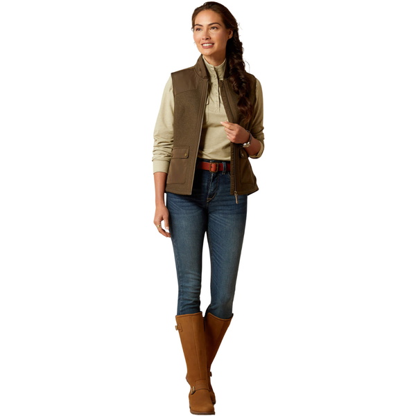 2026 Ariat Femmes Millbrae Gilet 10052751 - Earth